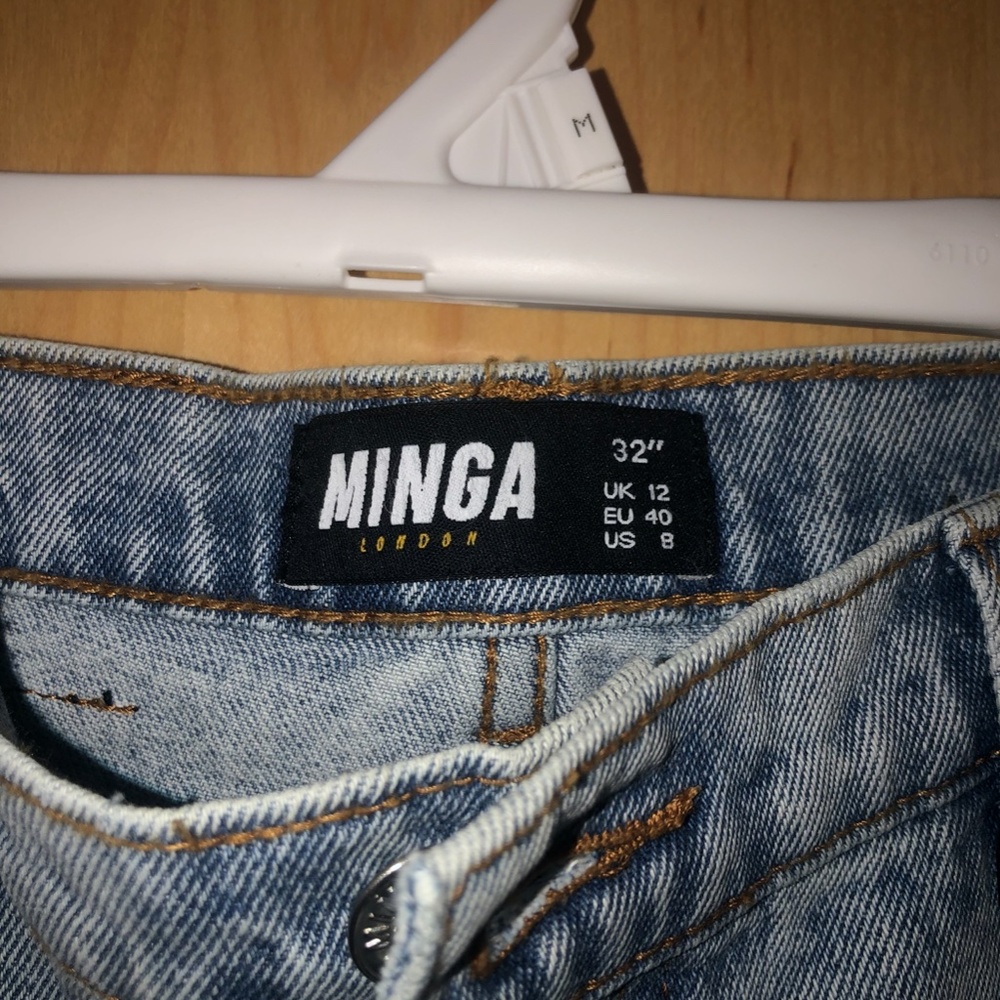 Mom Jeans with Cherry Design | High Rise Mom Jeans - Picture 3 of 3